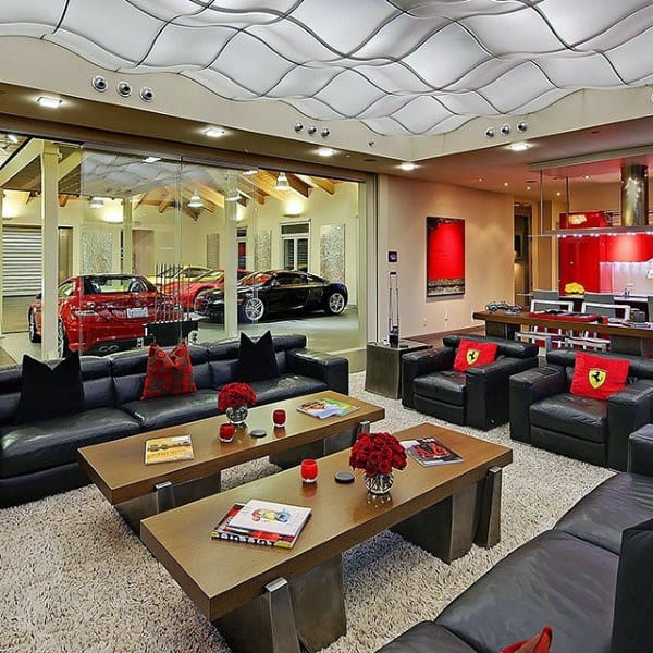 luxury contemporary garage